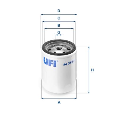 Fuel Filter UFI 24.319.01