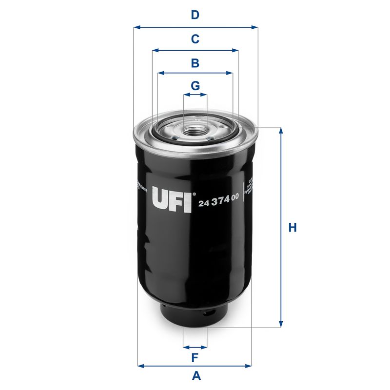 UFI 24.374.00 Fuel Filter
