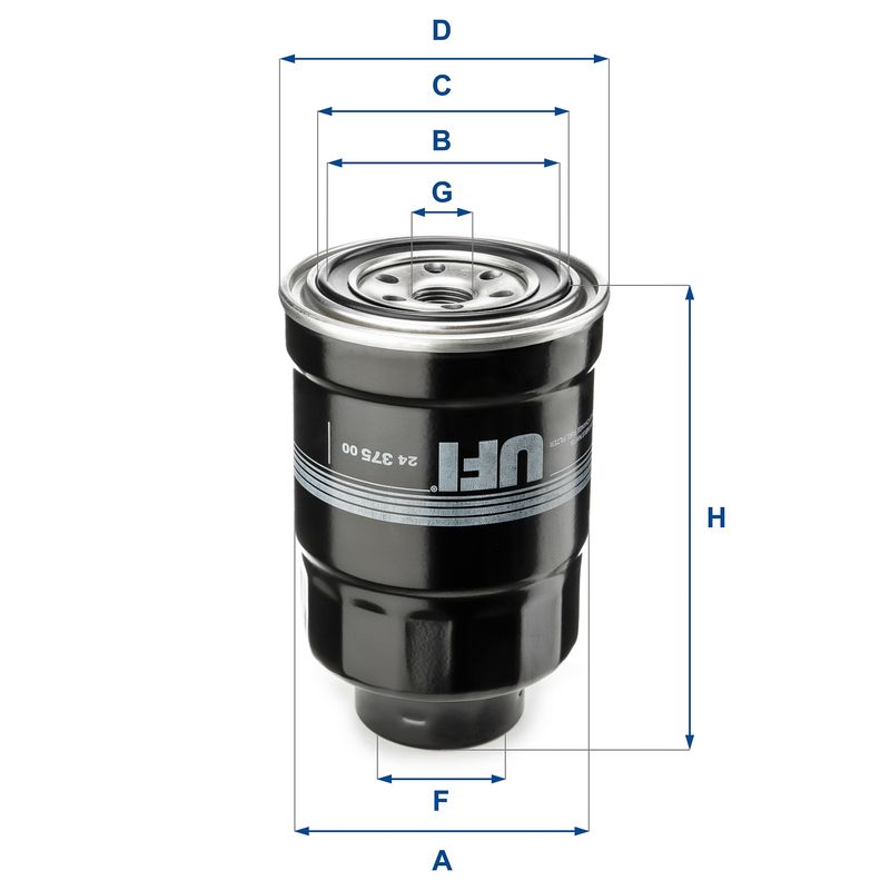 UFI 24.375.00 Fuel Filter