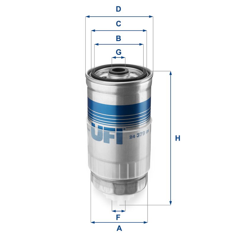 UFI 24.379.01 Fuel Filter