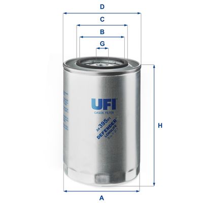 Fuel Filter UFI 24.395.01