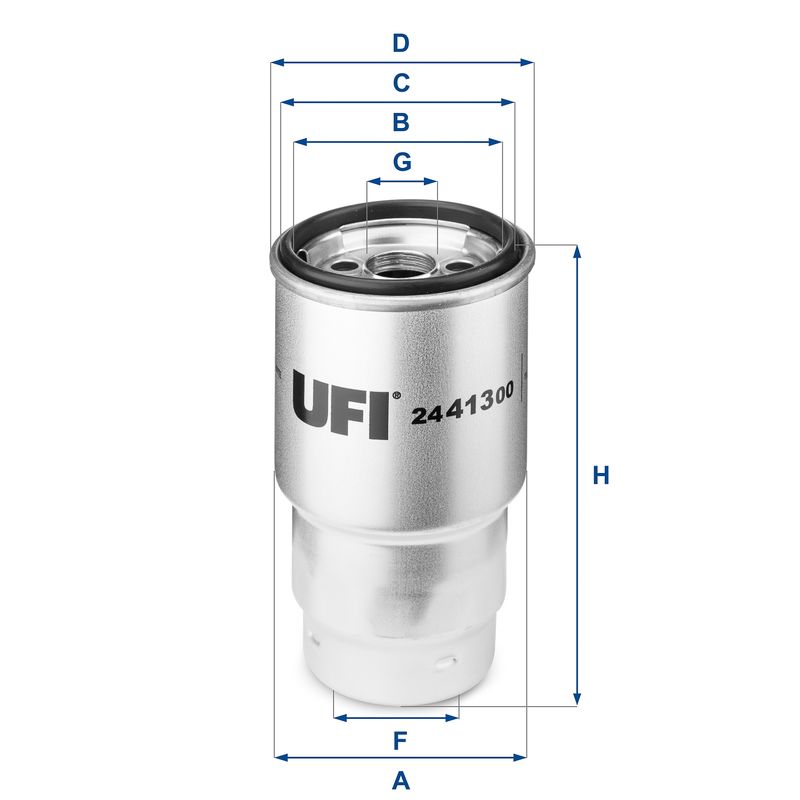 UFI 24.413.00 Fuel Filter