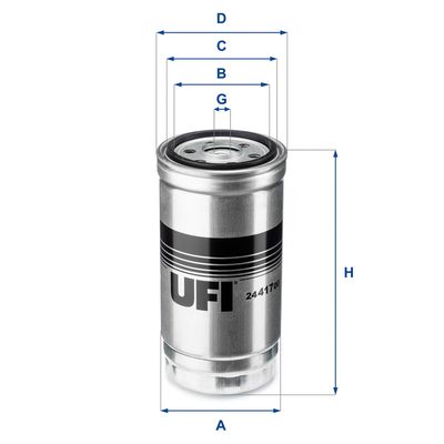 Fuel Filter UFI 24.417.00
