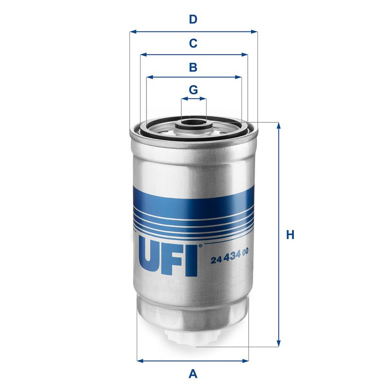 UFI 24.434.00 Fuel Filter