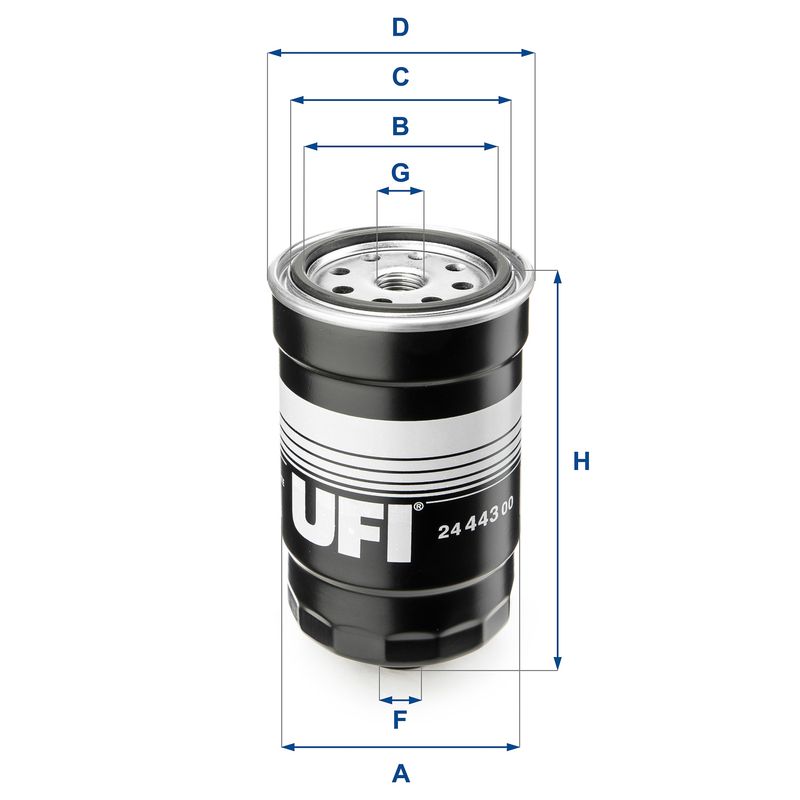 UFI 24.443.00 Fuel Filter
