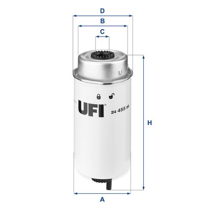 Fuel Filter UFI 24.455.00