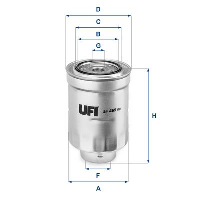 Fuel Filter UFI 24.469.00