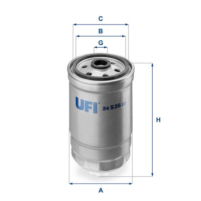 Fuel Filter UFI 24.526.00