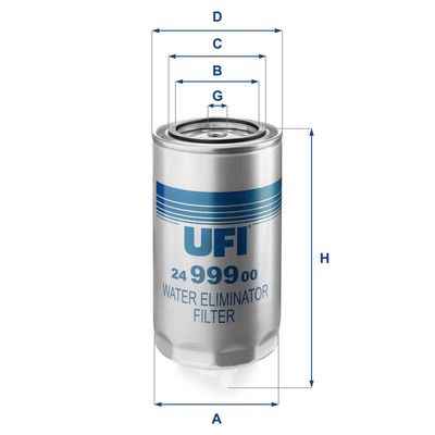 Fuel Filter UFI 24.999.00