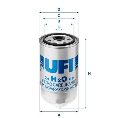 Fuel Filter UFI 24.H2O.00