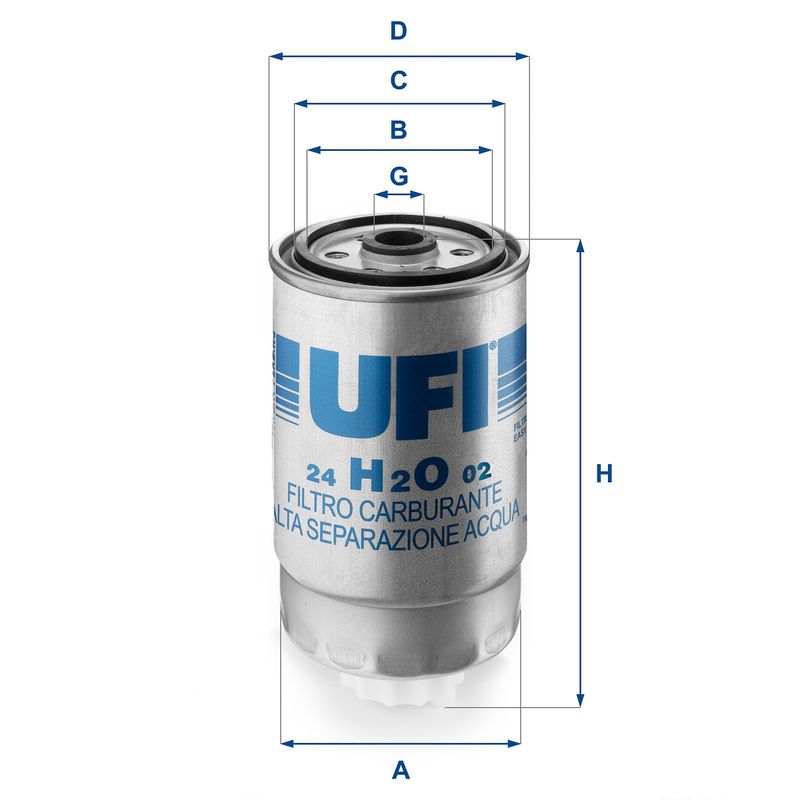 UFI 24.H2O.02 Fuel Filter