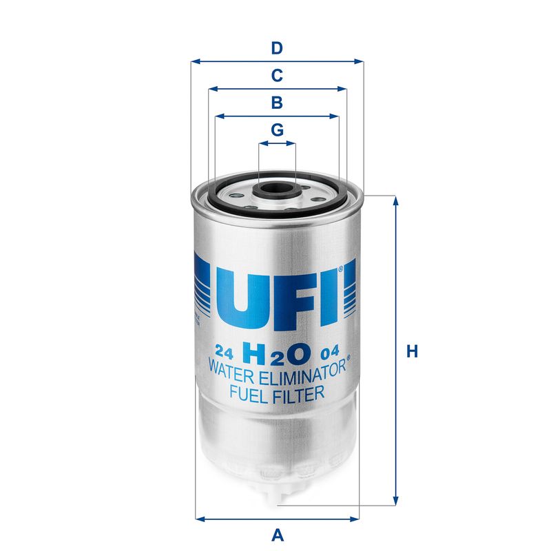UFI 24.H2O.04 Fuel Filter