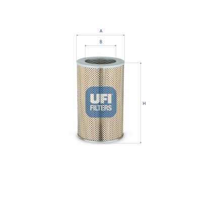 Hydraulic Filter, automatic transmission UFI 25.400.00