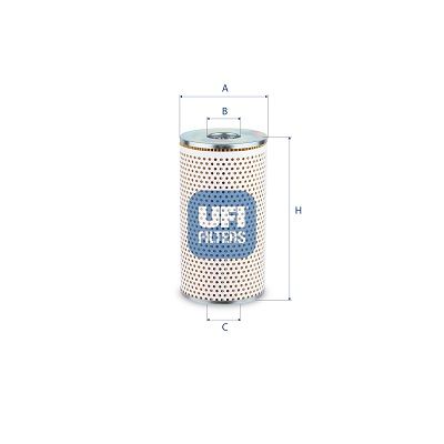 Hydraulic Filter, automatic transmission UFI 25.430.00