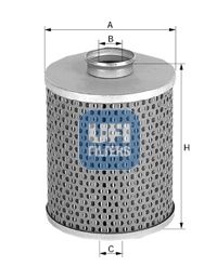 Hydraulic Filter, steering UFI 25.535.00