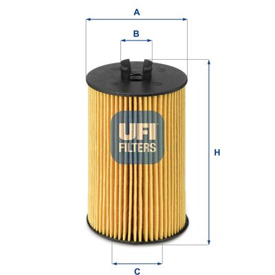 Oil Filter UFI 25.012.00