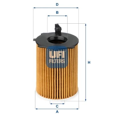 UFI 25.037.00 Oil Filter