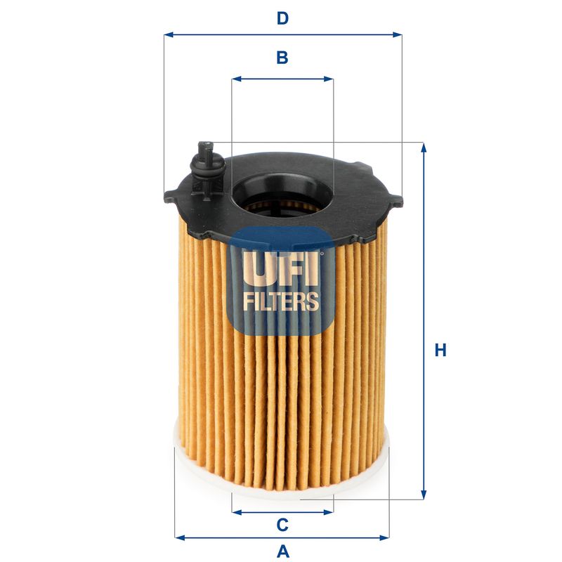 UFI 25.128.00 Oil Filter