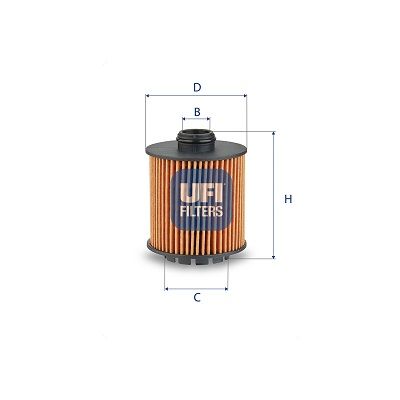 Oil Filter UFI 25.288.00