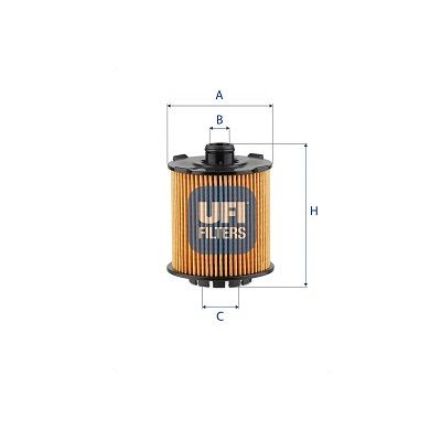 Oil Filter UFI 25.VCC.01