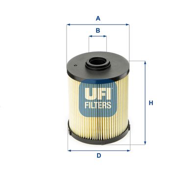 Fuel Filter UFI 26.006.00