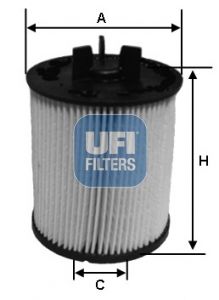 Fuel Filter UFI 26.023.00