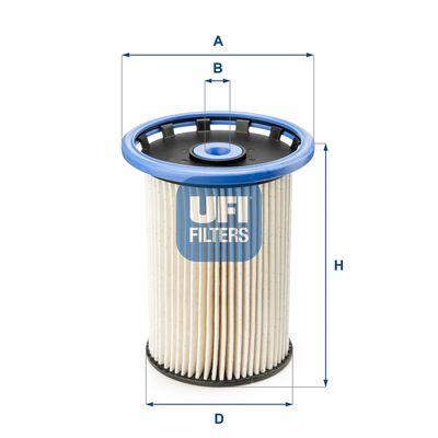 Fuel Filter UFI 26.025.00