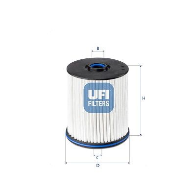 Fuel Filter UFI 26.E2X.02