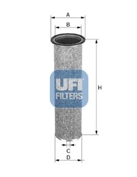 UFI 27.377.00 Secondary Air Filter