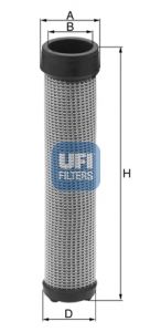 Secondary Air Filter UFI 27.408.00
