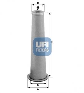 Secondary Air Filter UFI 27.A61.00