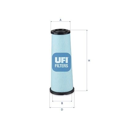 Air Filter UFI 27.H72.00
