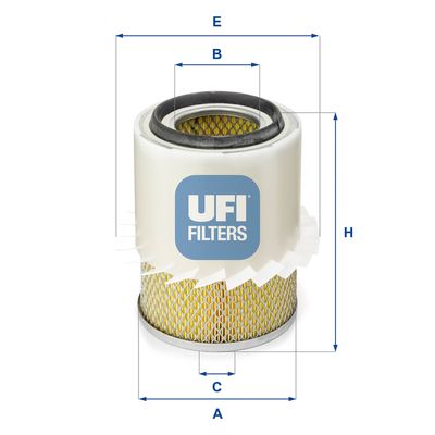 Air Filter UFI 27.282.00