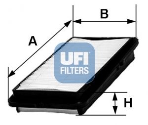 UFI 30.380.00 Air Filter