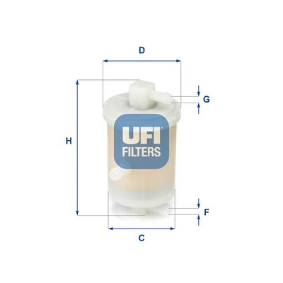 Fuel Filter UFI 31.017.01
