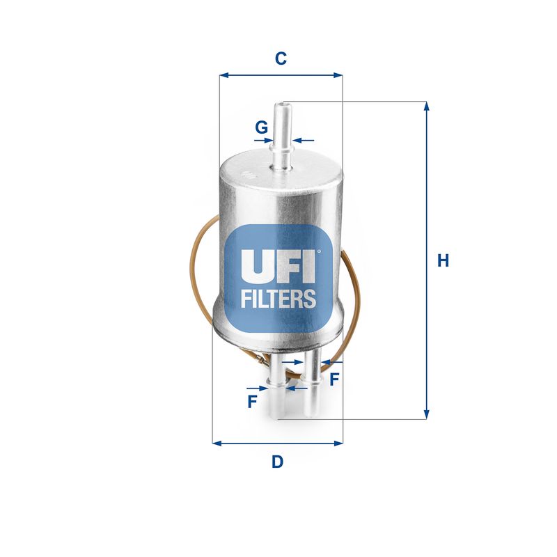 UFI 31.853.00 Fuel Filter