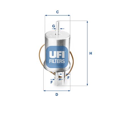 Fuel Filter UFI 31.853.00