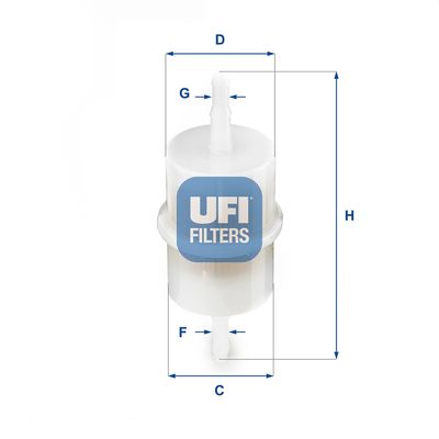 Fuel Filter UFI 31.001.00