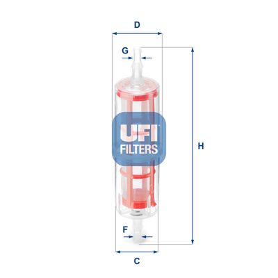 Fuel Filter UFI 31.015.00