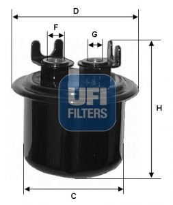 Fuel Filter UFI 31.539.00