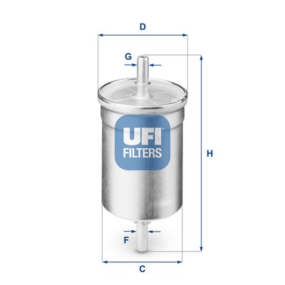 Fuel Filter UFI 31.710.00
