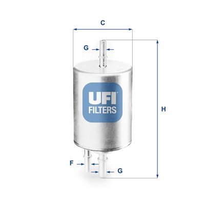 Fuel Filter UFI 31.831.00