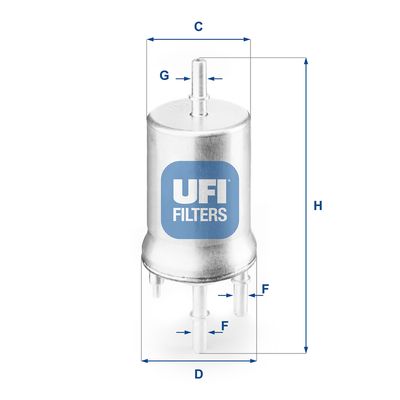 Fuel Filter UFI 31.832.00