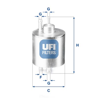 Fuel Filter UFI 31.834.00