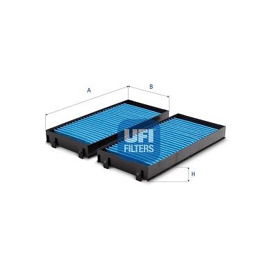 Filter, cabin air UFI 34.243.00