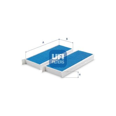 UFI 34.254.00 Filter, cabin air