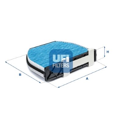 Filter, cabin air UFI 34.163.00