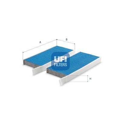 Filter, cabin air UFI 34.173.00