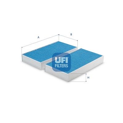 Filter, cabin air UFI 34.215.00