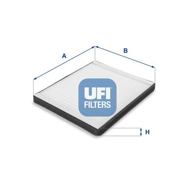 Filter, cabin air UFI 53.075.00